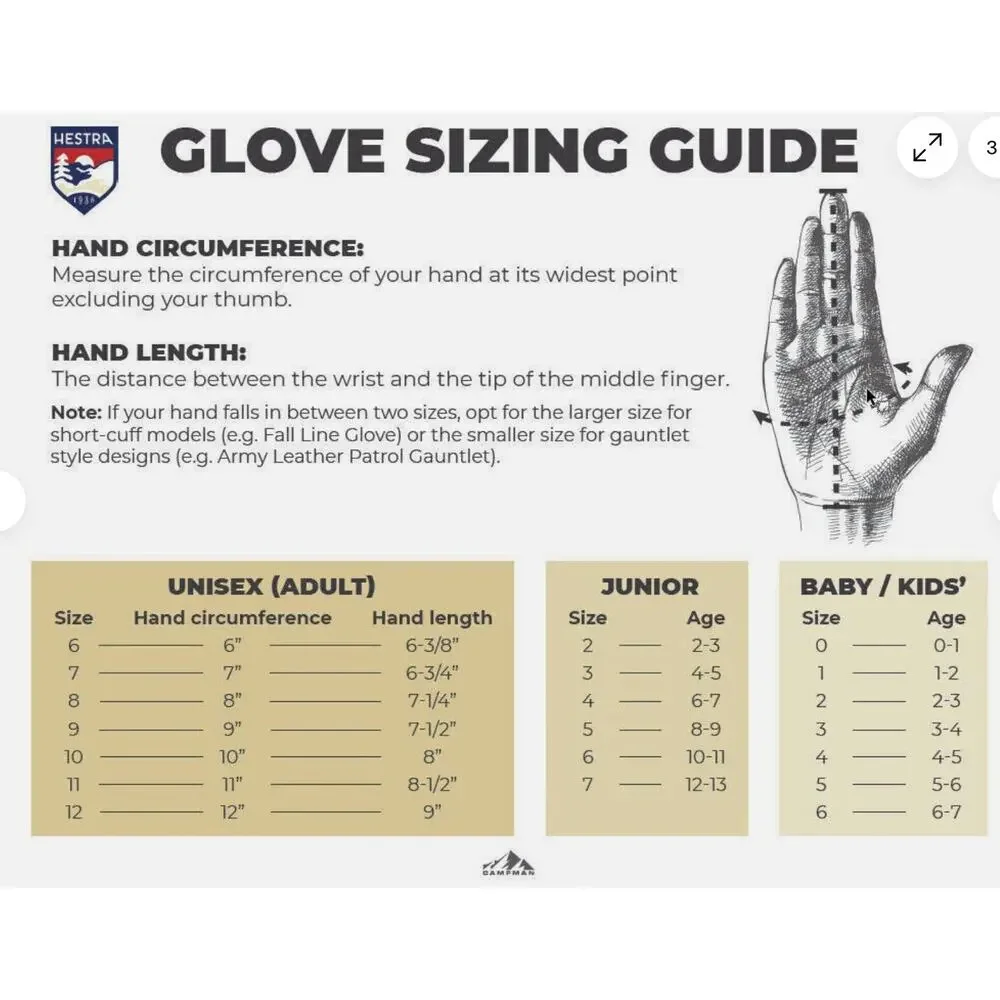 Hestra gauntlet youth czone gloves size 4 black ski snowboard winter snow 6-7yo